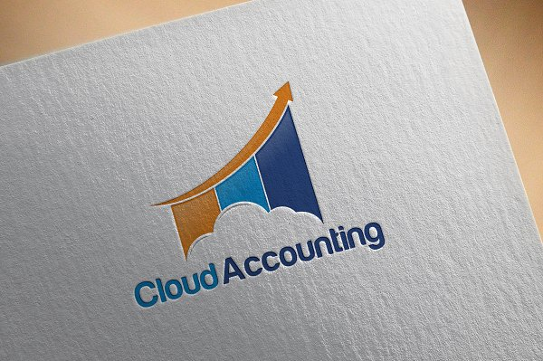 Cloud Accounting Media Logo Template