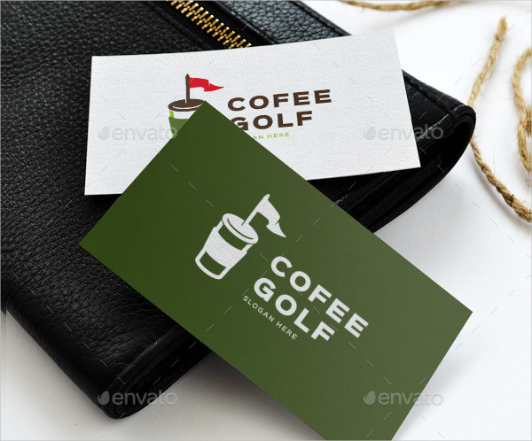 Coffee Golf Club Logo Template