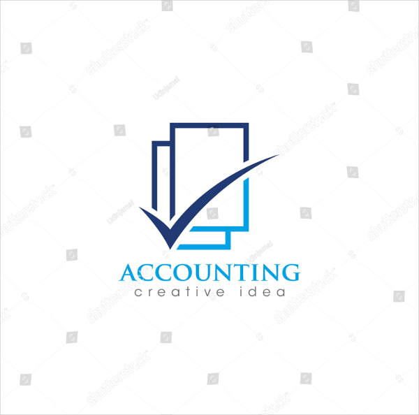 Creative Accounting Concept Logo