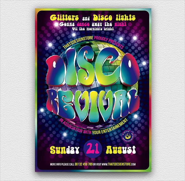 Disco Revival Flyer Template