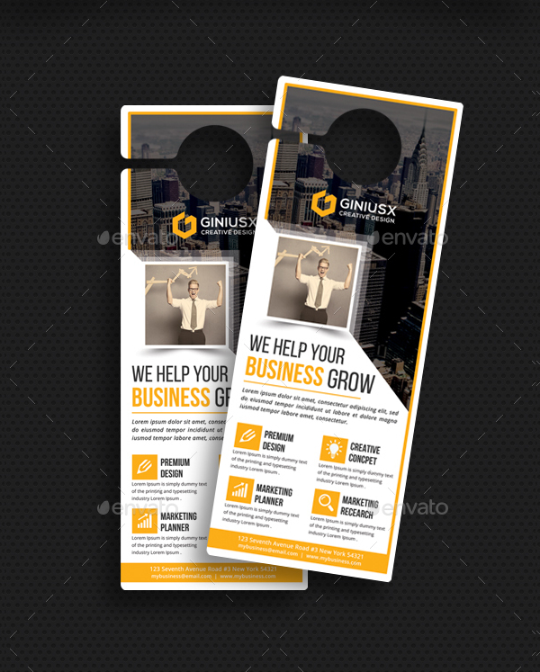 Door Hanger Design Template