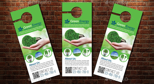 Energy Door Hangers Template