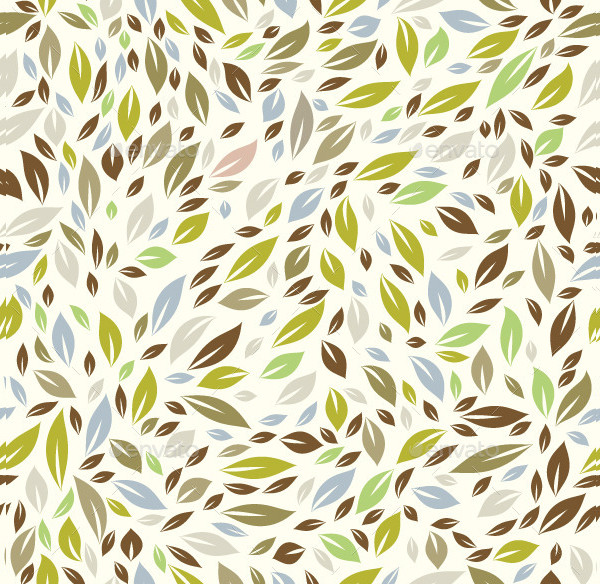Forest Leaf Design Pattern Template
