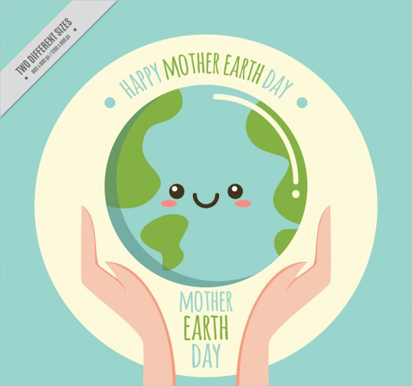 Free Download Nice Earth Day Vintage Background