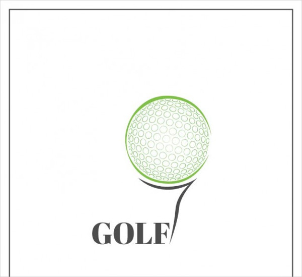 Free Vector Golf Tree Logo Template