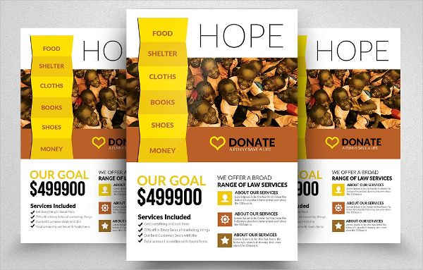 Beautiful Fundraisers Flyer Template