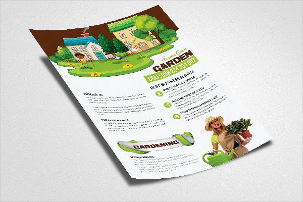Garden Care Service Flyer Template