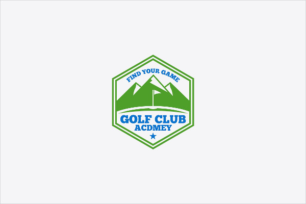 Golf Club Academy Logo Template