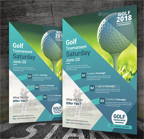 Golf Course Flyer Templates