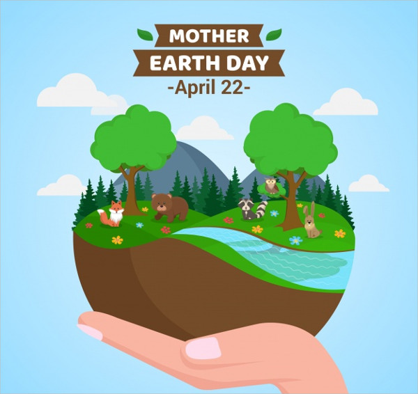 Happy Mother Earth Day Background