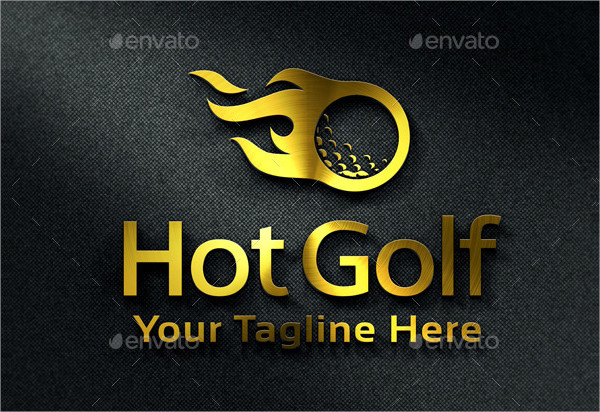 Hot Golf Logo Template
