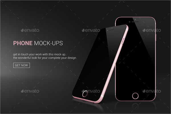 iphone Showcase Mockup Template