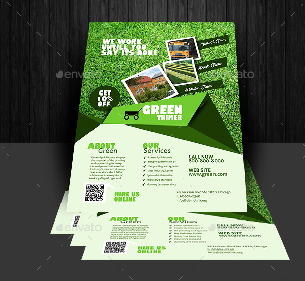 Perfect Lawn Care Flyer Template