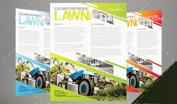 Lawn Care Free Flyer Template