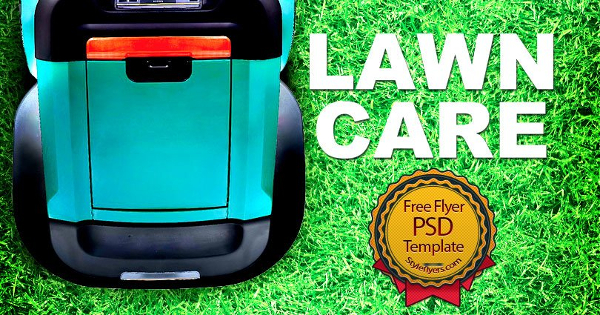 Lawn Care Free PSD Flyer Template