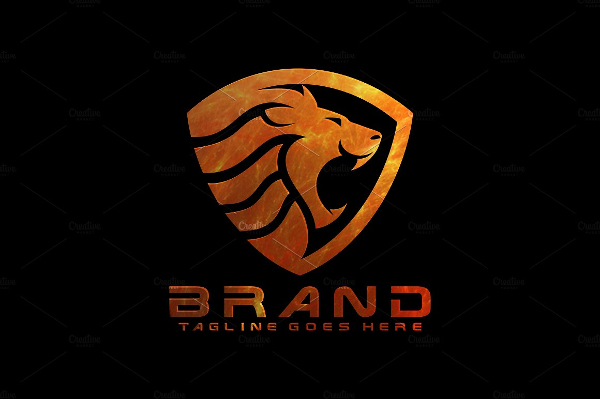 Lion Shiels Logo Template