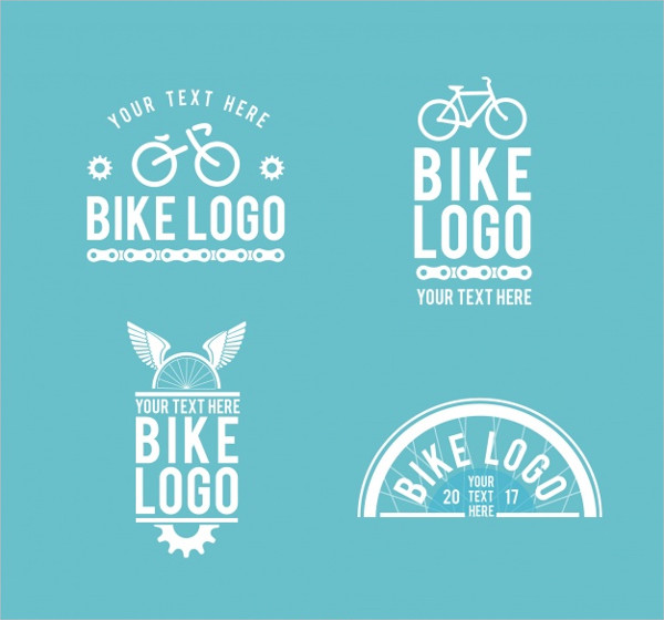 Free Vector Lovely Pack Of Bike Logos