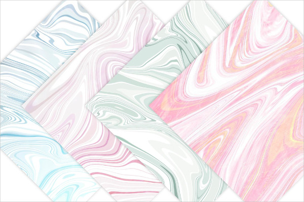 Marbled Paper Digital Textures