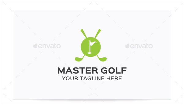 Master Golf Balls Logo Template