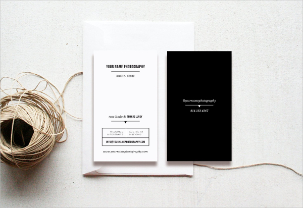 Modern Photographer Business Cards