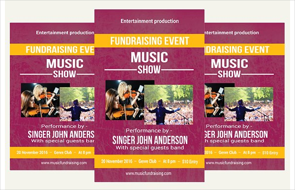 Music Fundraising Flyer Template