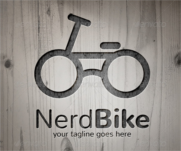 Nerd Bike Brand Logo Templates