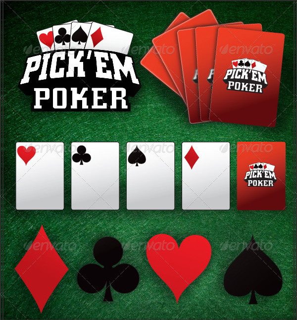 Pick'em Poker Logo Set