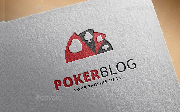 Poker Blog Logo Template