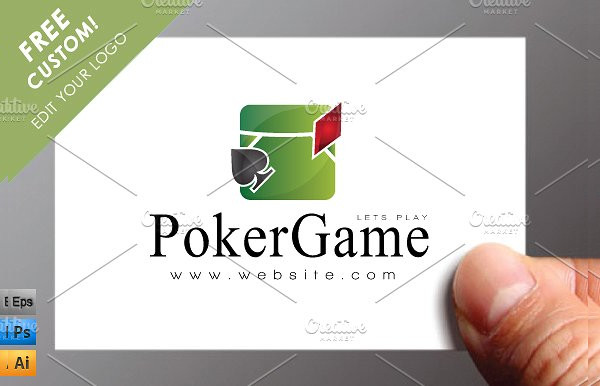 Poker Game Logo Template
