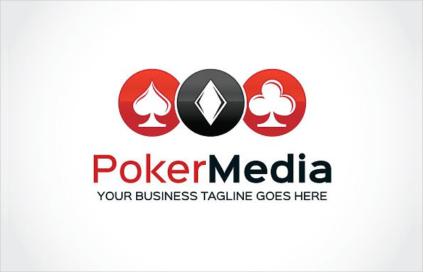 Poker Media Logo Template