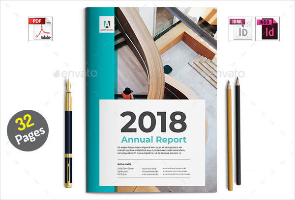 Professional Annual Report Template
