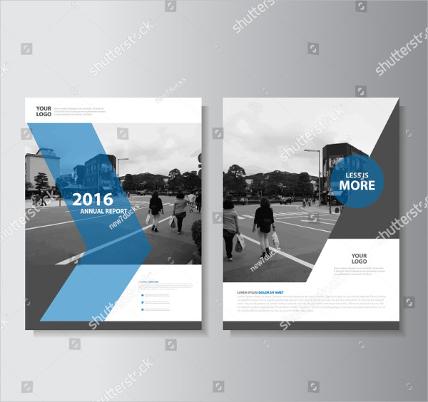 Promotion Annual Blue Report Templates
