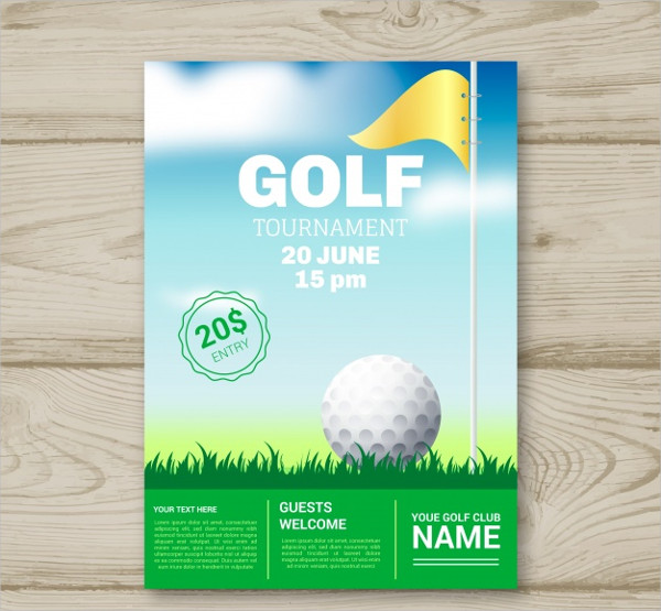 Ready To Print Golf Flyer Template