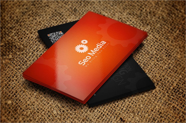 Seo Web Developer Business Card Template