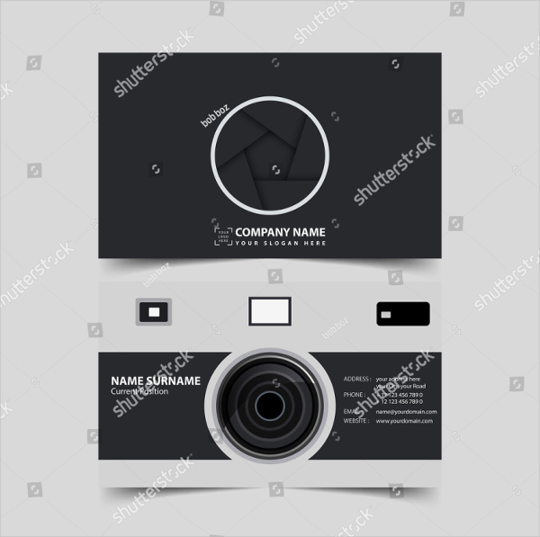 Simple Photographer Business Card