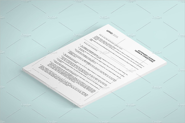 Stationery A4 Paper Mockup Template