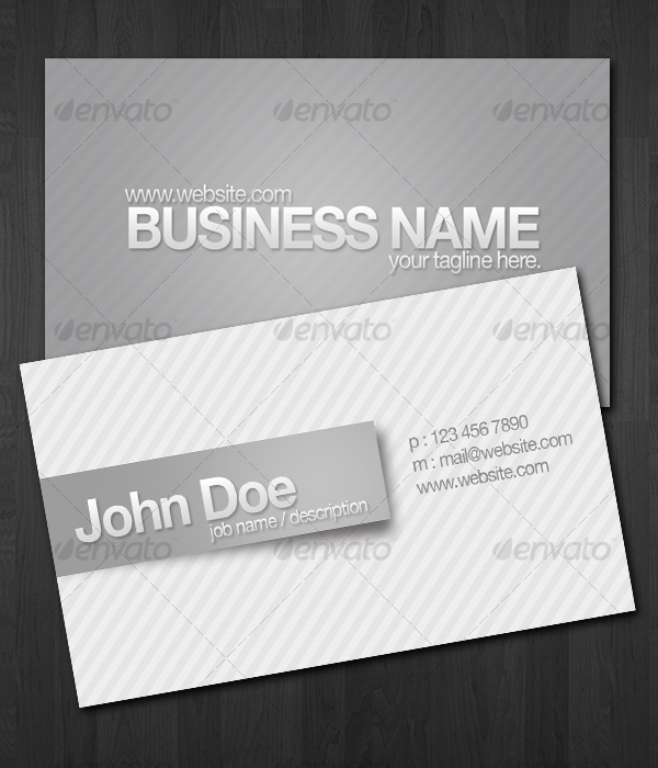 Stripes Design Business Cards