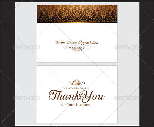 Thank You Greetings Card Templates