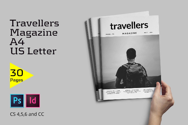 Travellers Magazine Templats