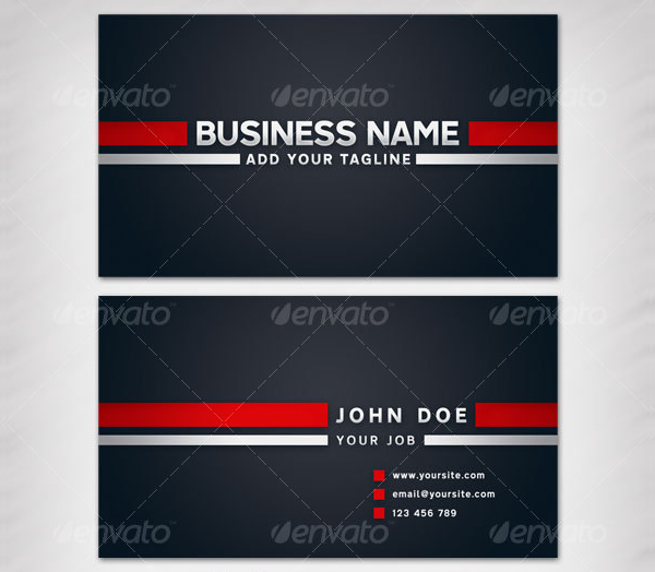 Two Stripes Business Card