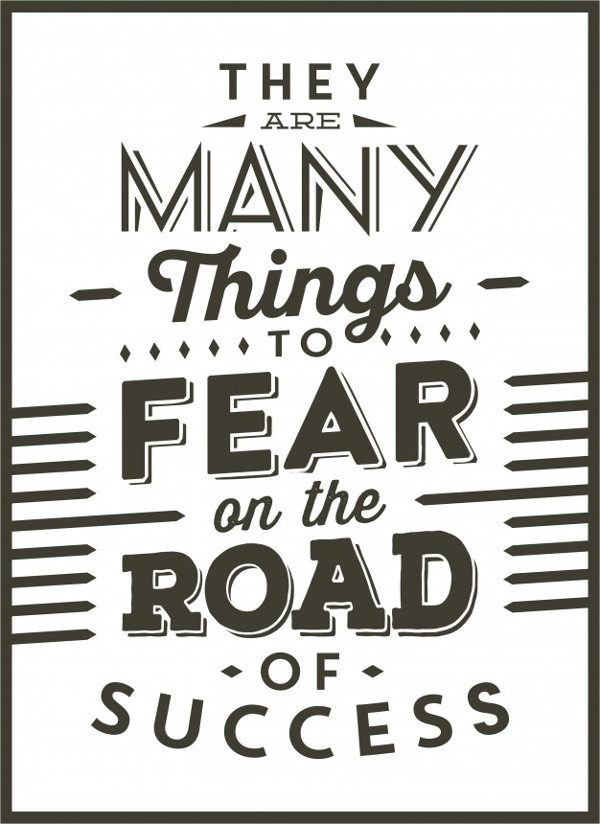 Typographic Vintage Quote Poster Template