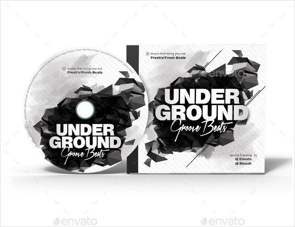 Underground Groove CD Cover Template