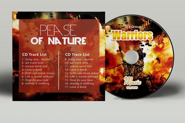 Warrior CD Cover PSD Template