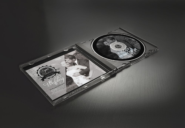 Wedding CD Cover Psd Template