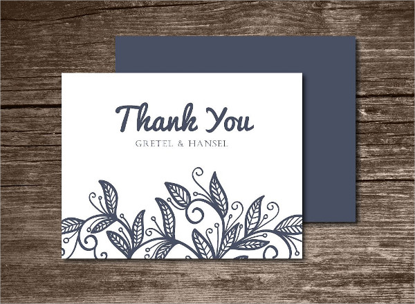 Wonderful Thank You Card Templates