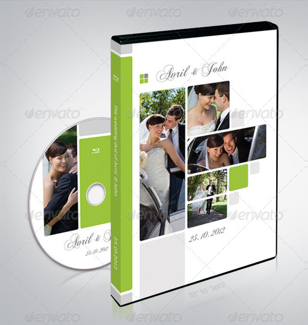 Abstract Wedding DVD Covers