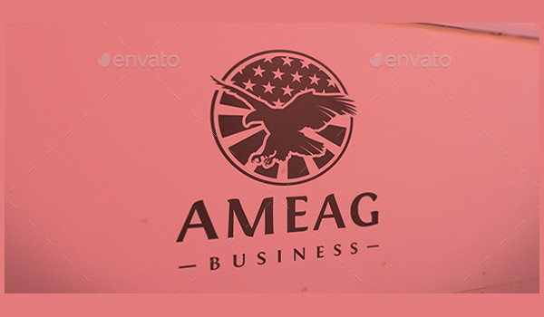 American Eagle Badge Logo
