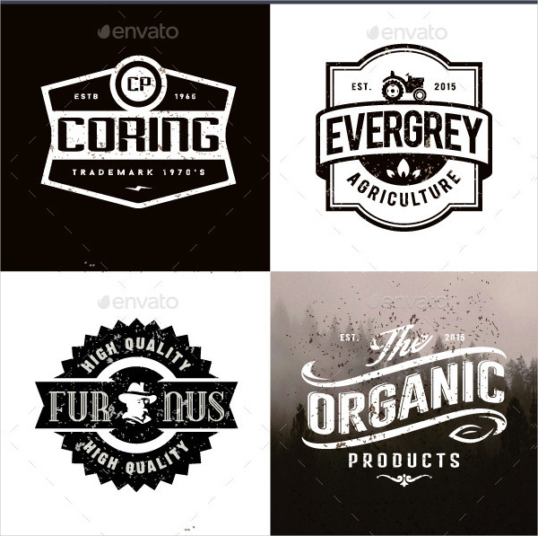 Editable Badge Logo Designs