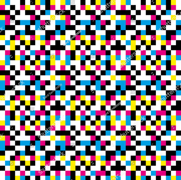Colorful Pixel Pattern