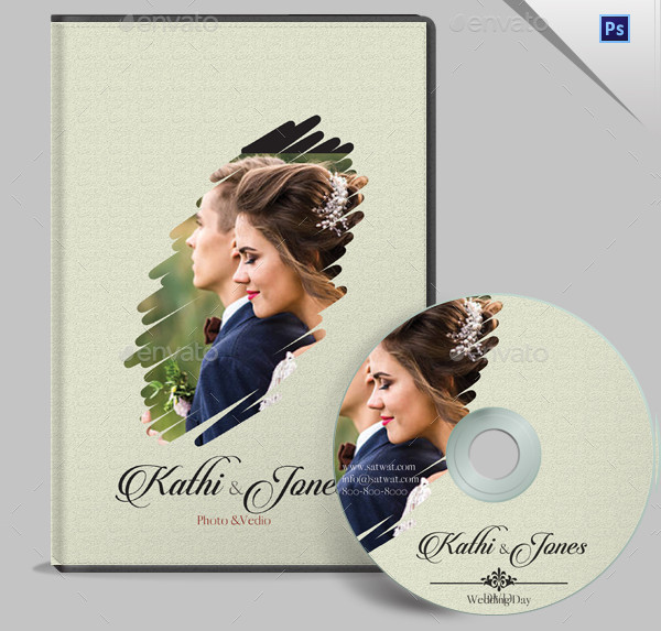 free wedding dvd cover template